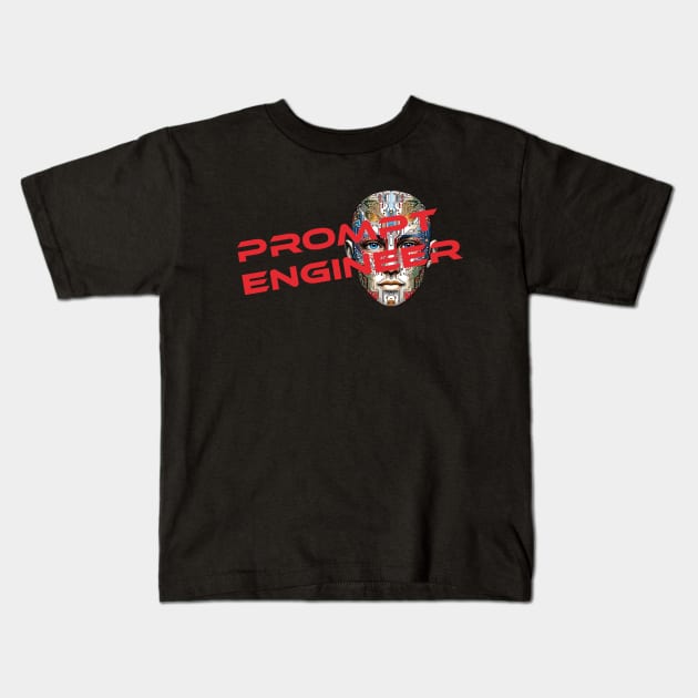 Prompt Engineer Kids T-Shirt by MtWoodson